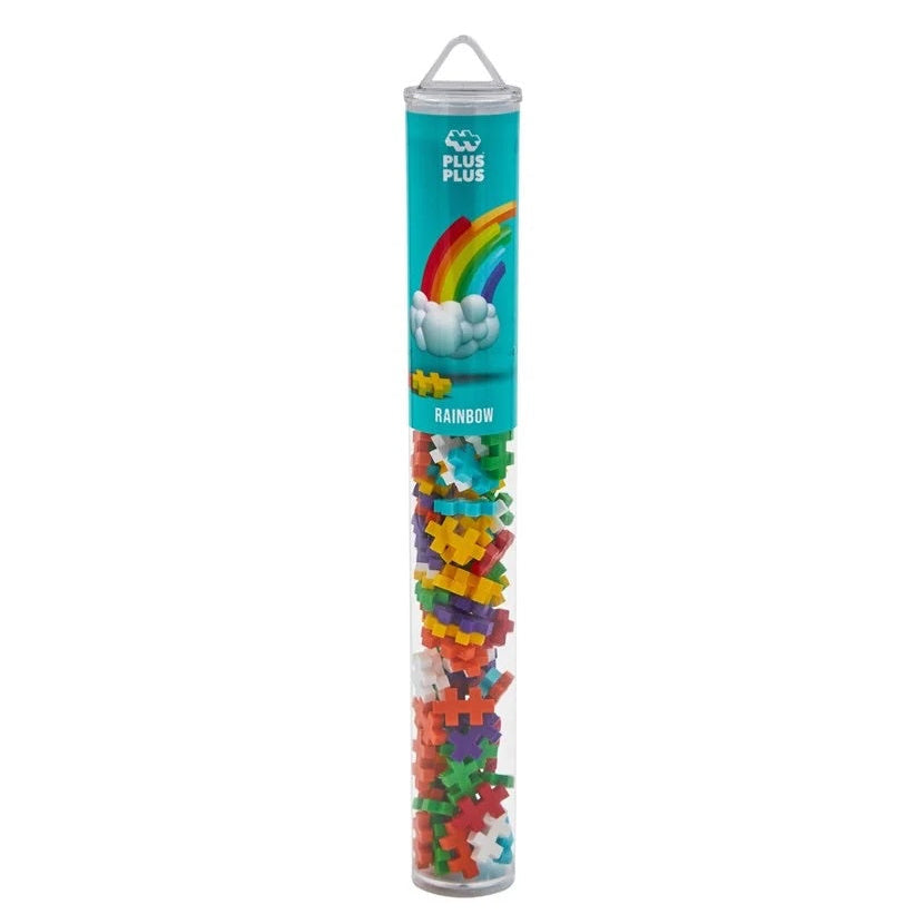 Plus-Plus 100 pcs Tube / Rainbow Mix