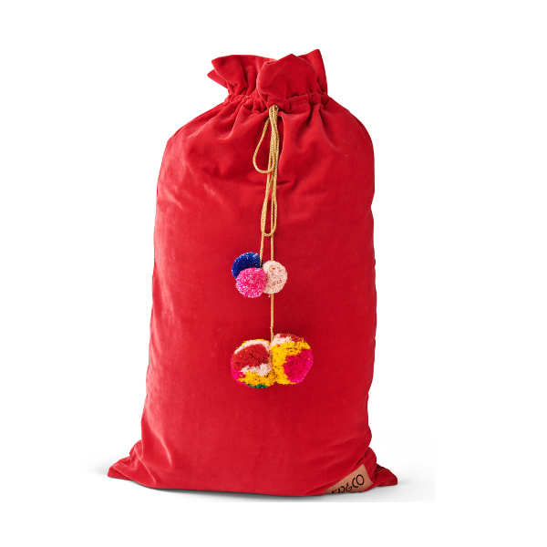 Red Velvet Santa Sack
