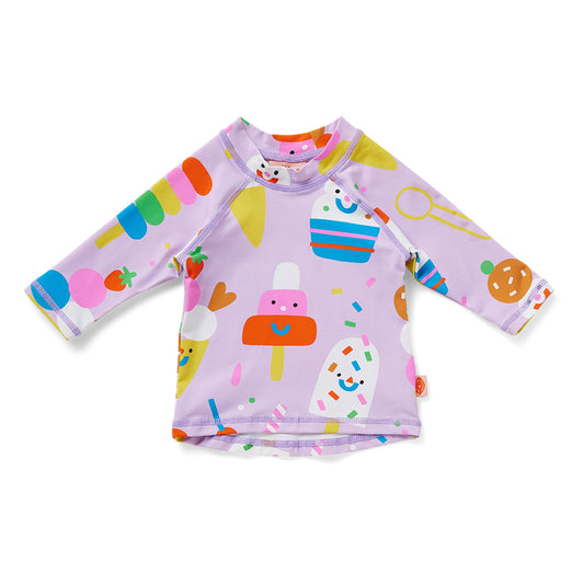 Sundae Fun Day Long Sleeve Rash Vest