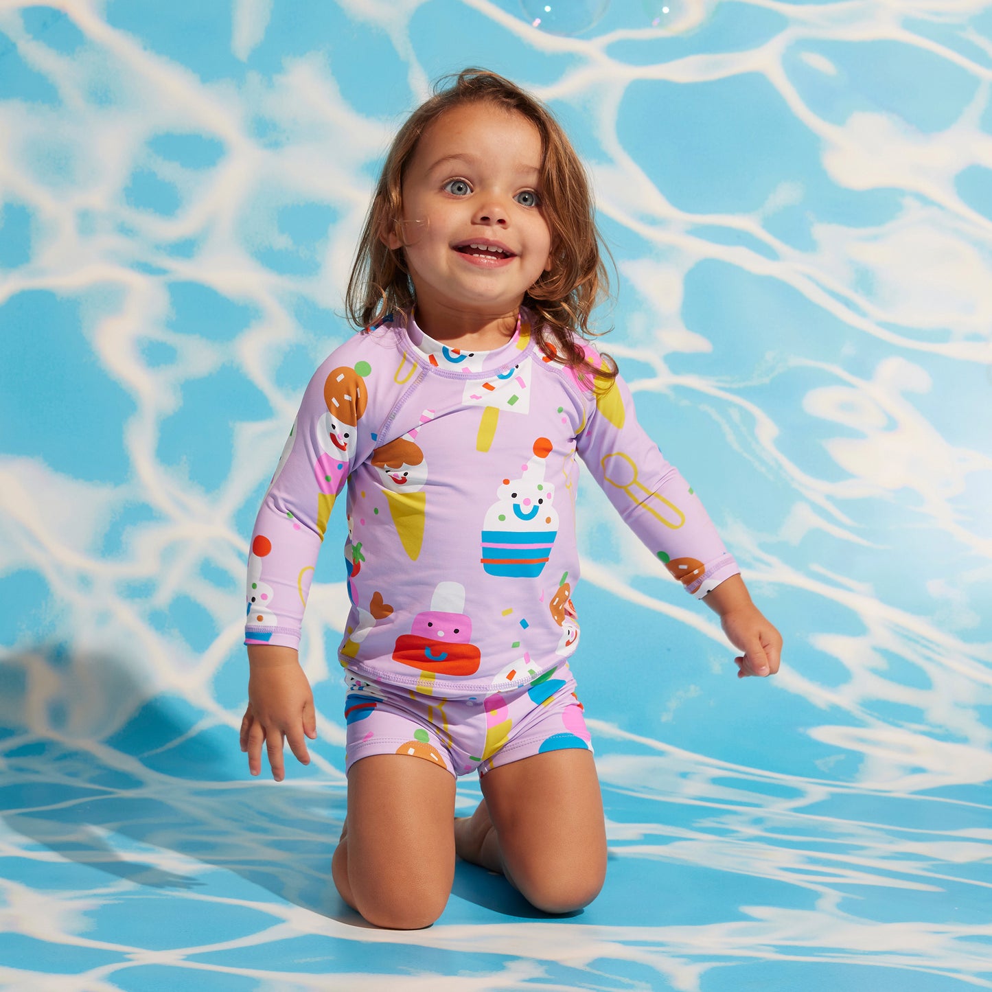 Sundae Fun Day Long Sleeve Rash Vest