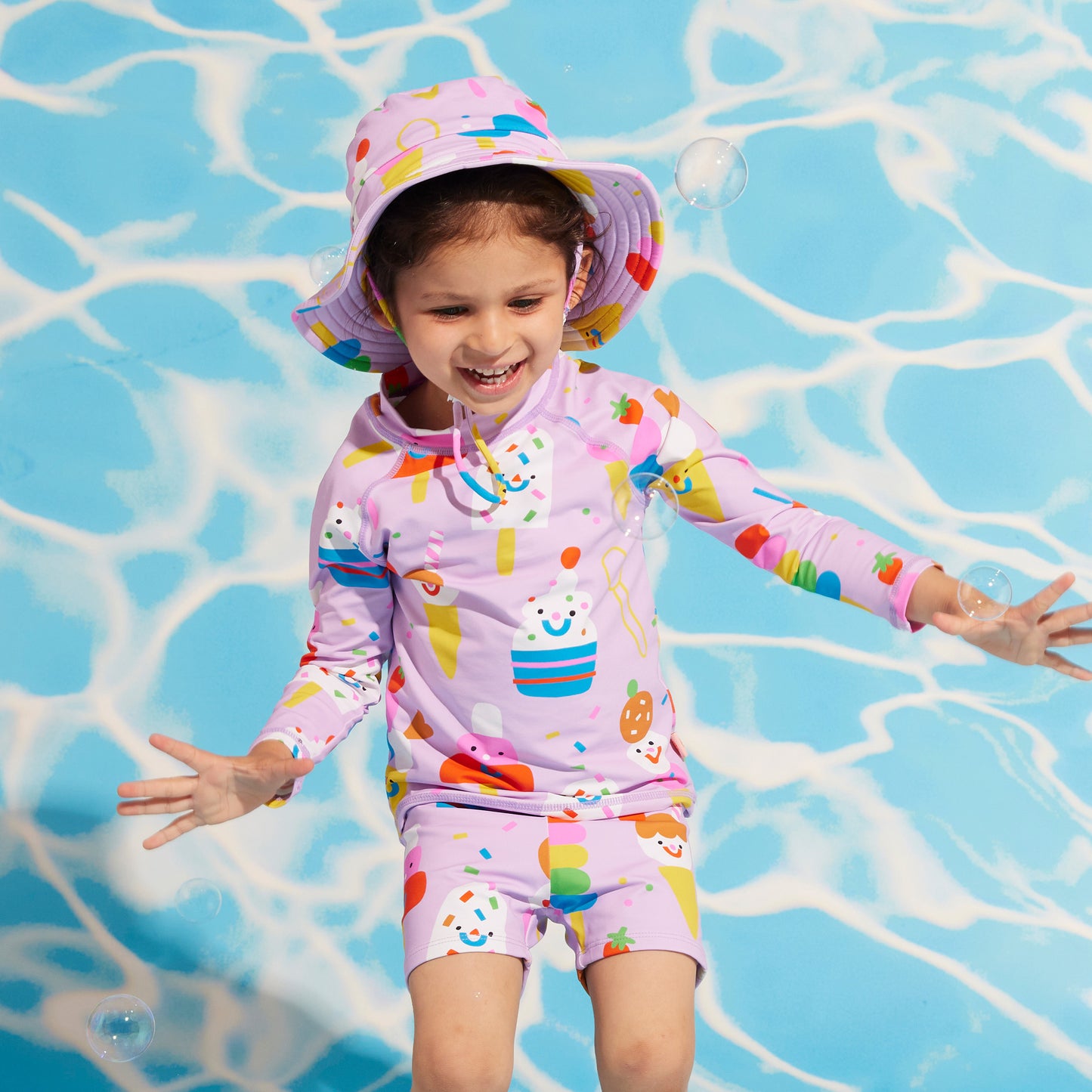 Sundae Fun Day Long Sleeve Rash Vest