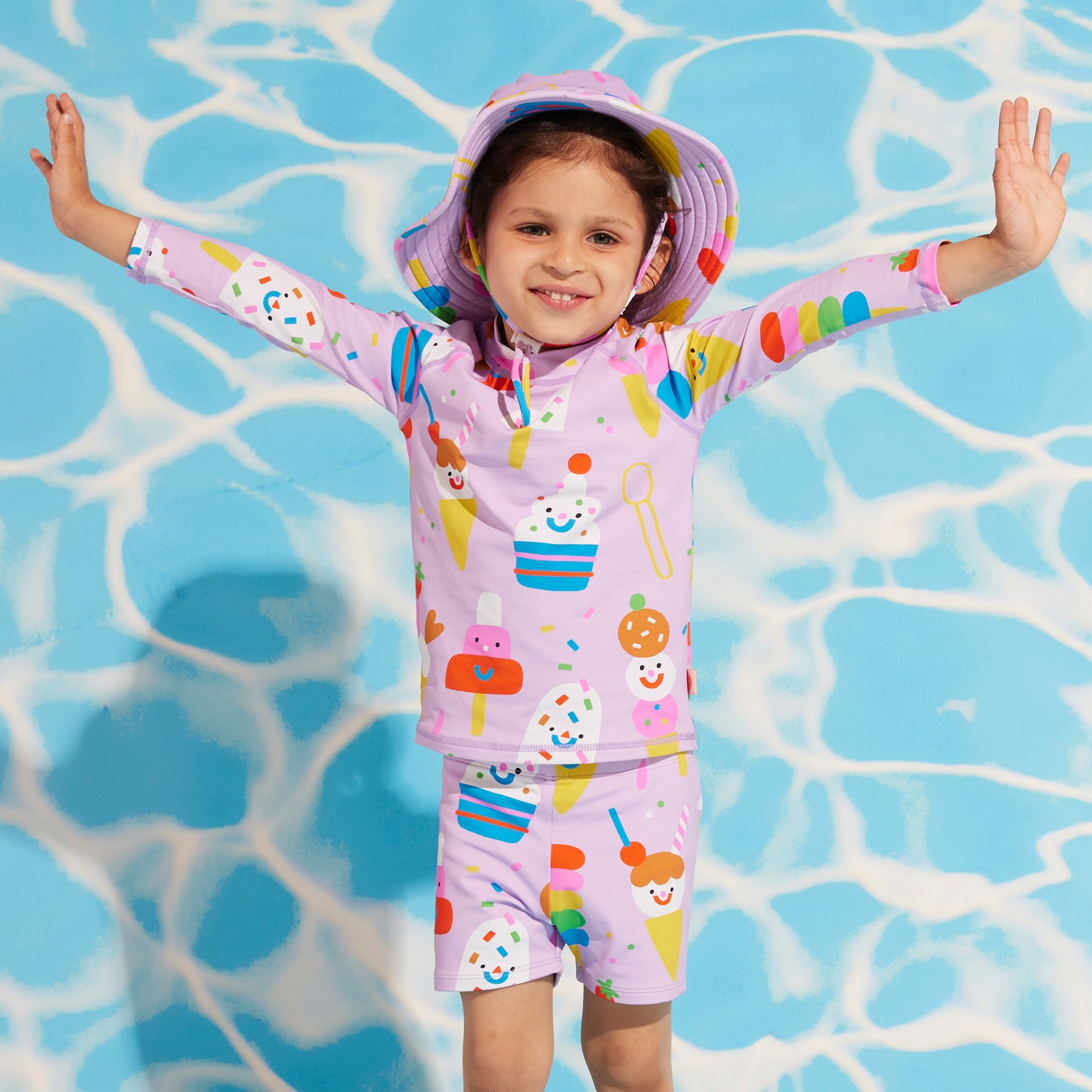 Sundae Fun Day Long Sleeve Rash Vest