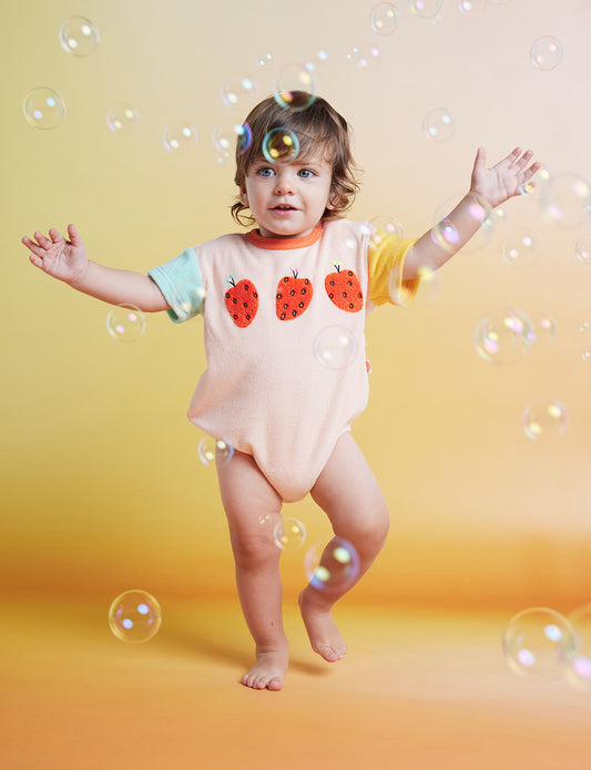 Tiny Orchard Terry Short Sleeve Bodysuit