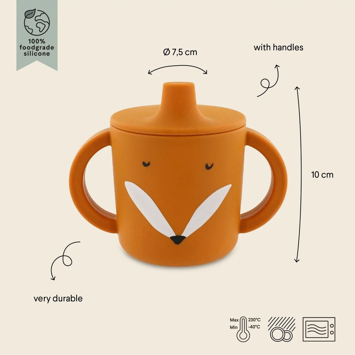Fox Silicone Sippy Cup