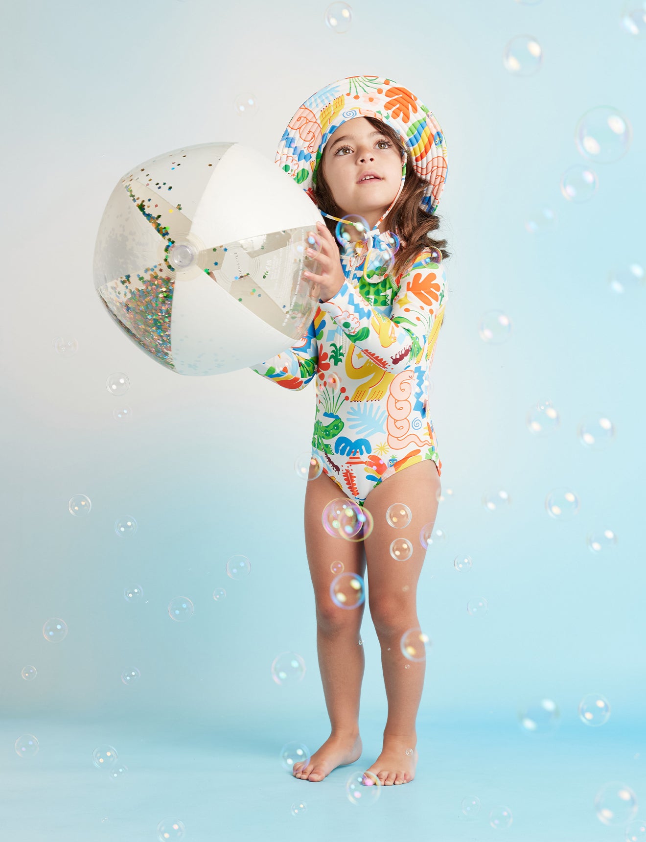 Tropicool Long Sleeve Zip Bather