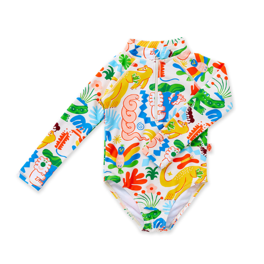 Tropicool Long Sleeve Zip Bather
