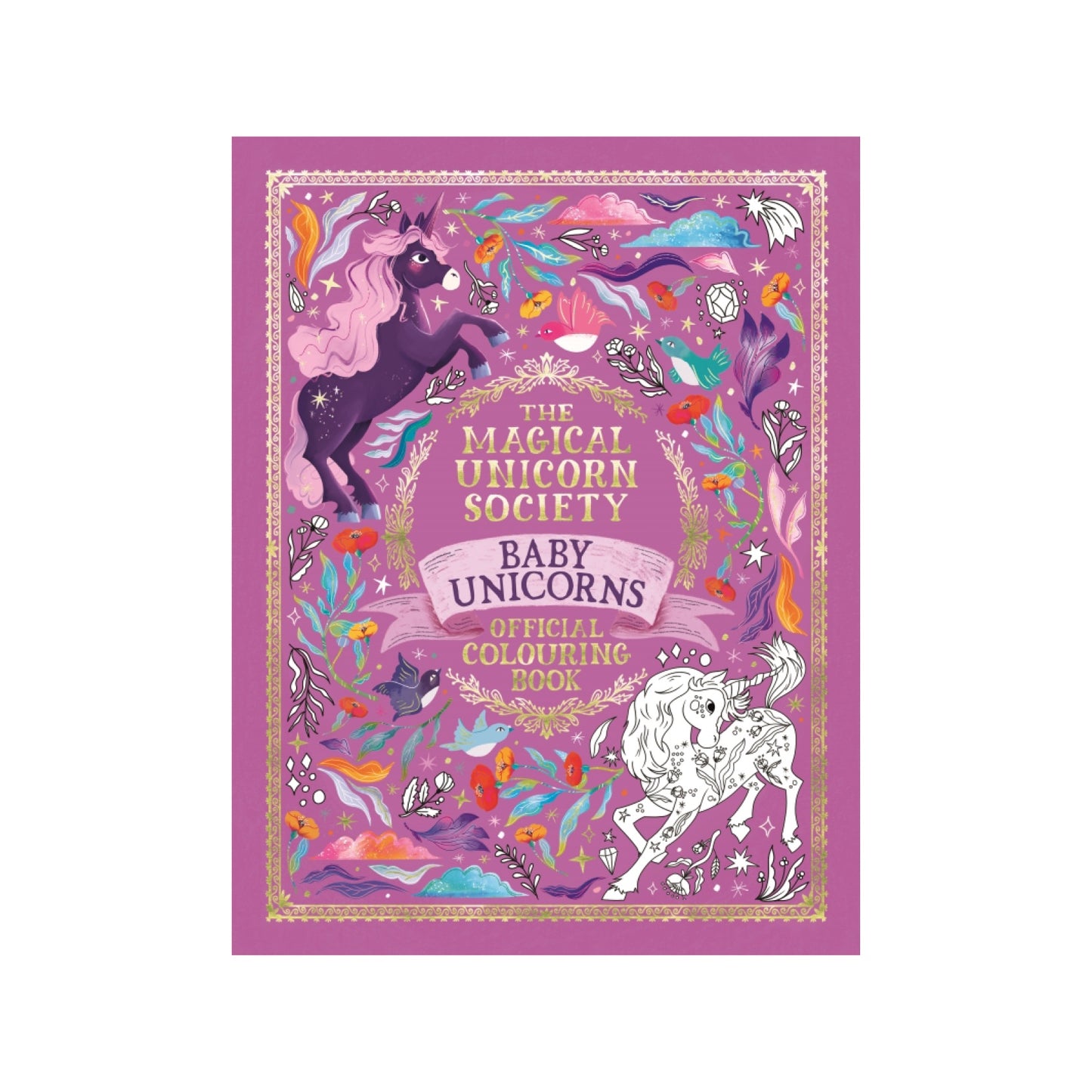 The Magical Unicorn Society Official Colouring Book