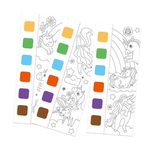 Pocket Watercolour Painting Book / Unicorns