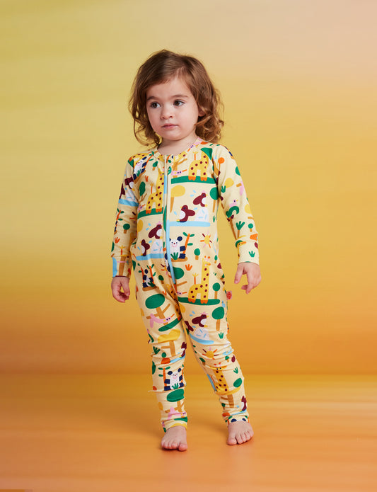 Zoo Crew Long Sleeve Zipsuit