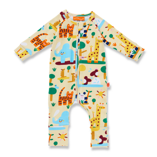 Zoo Crew Long Sleeve Zipsuit