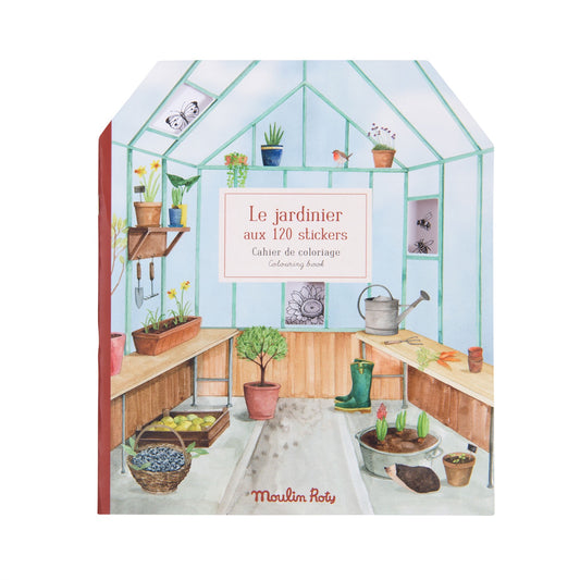 Le Jardin Gardener Sticker & Colouring Book