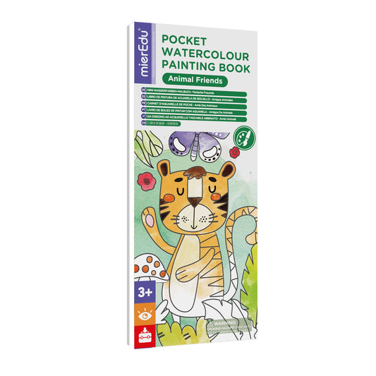 Pocket Watercolour Painting Book / Animal Friends