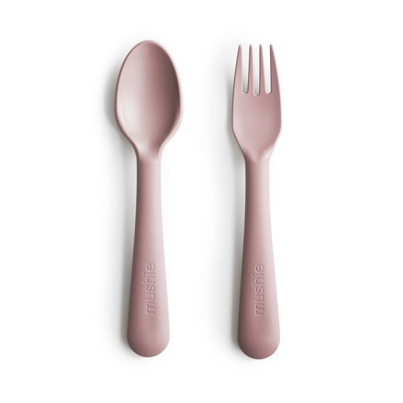 Fork & Spoon Set / Blush