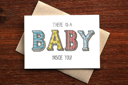 Greeting Card / Baby Inside You