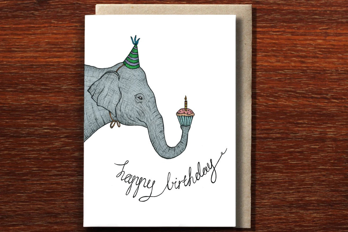 Greeting Card / Birthday Elephant
