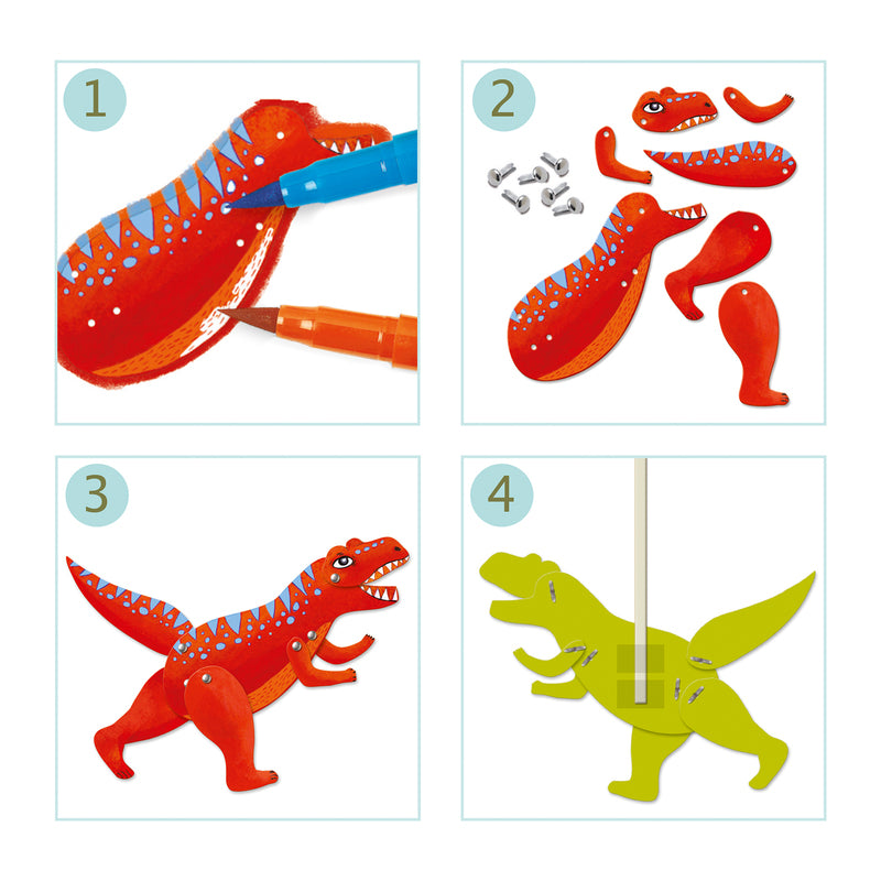 Dino Paper Puppets