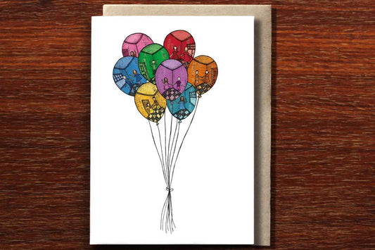 Greeting Card / Dancing Balloons
