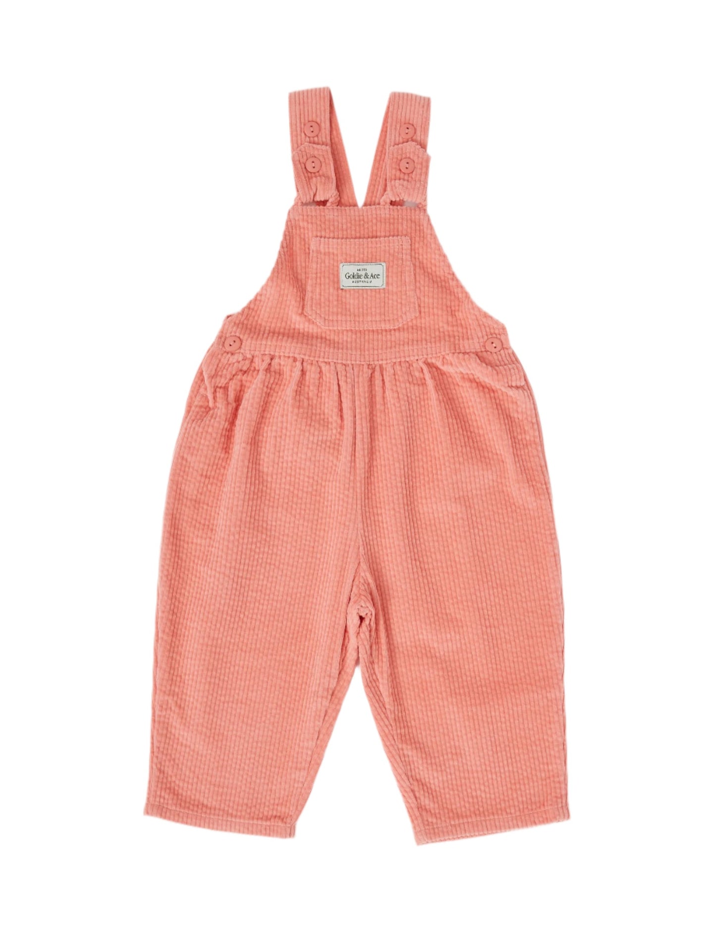 Sammy Cord Overalls / Tulip