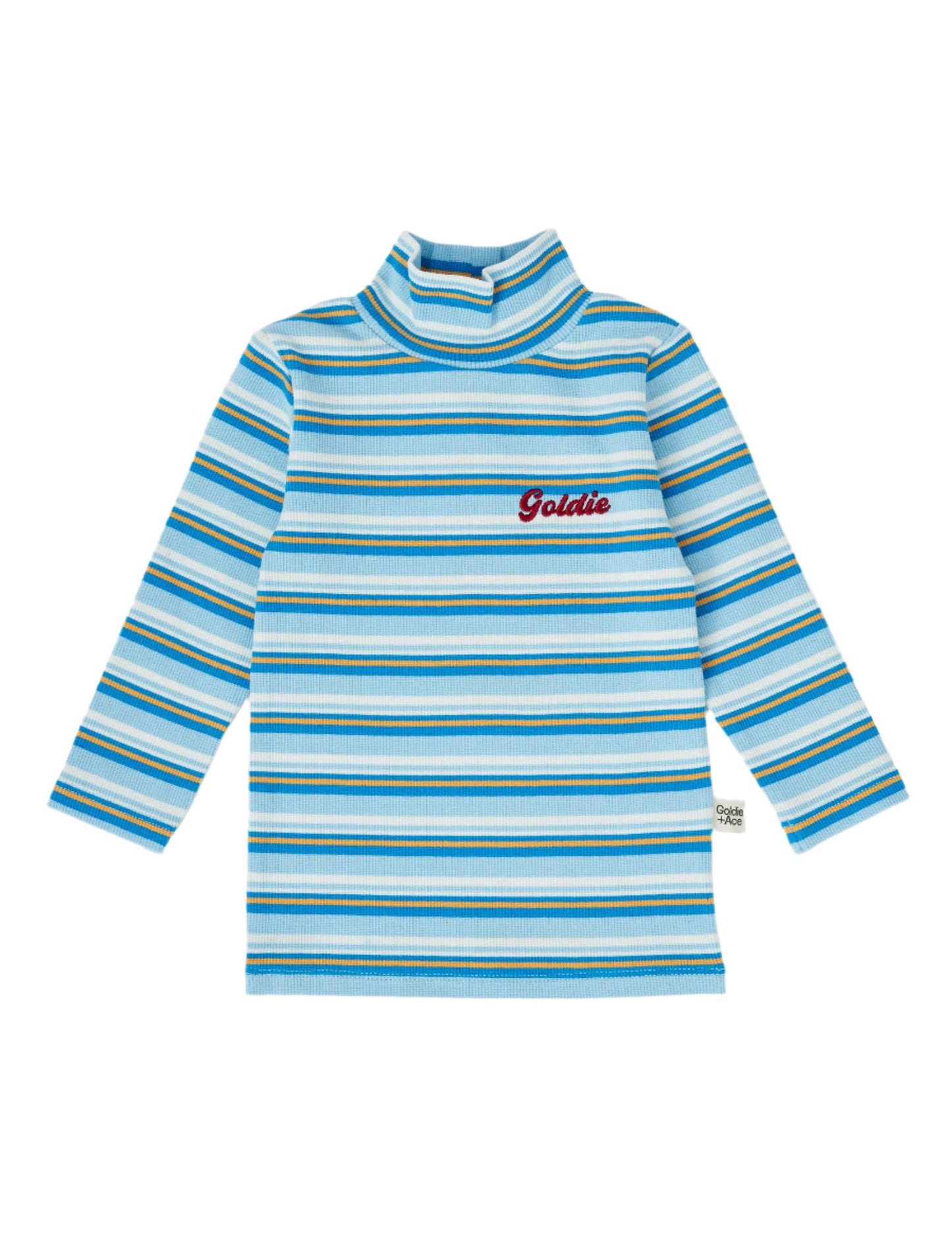 Sky Stripe Embroidered Rib Skivvy