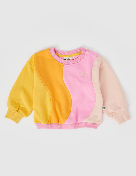 Rio Wave Sweater / Pink Gold