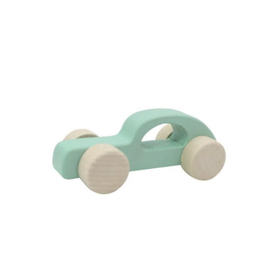 Wooden Baby Car / Turquoise