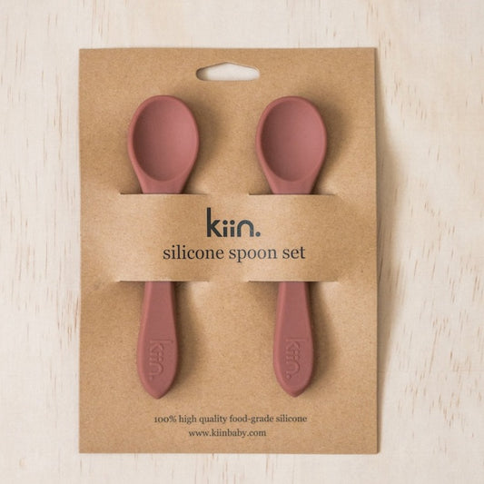 Silicone Spoon Twin Pack / Rosewood