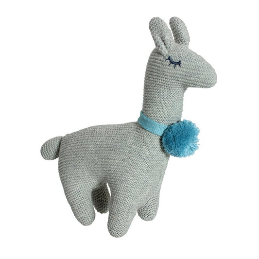 Llarma Cotton Knitted Rattle / Grey
