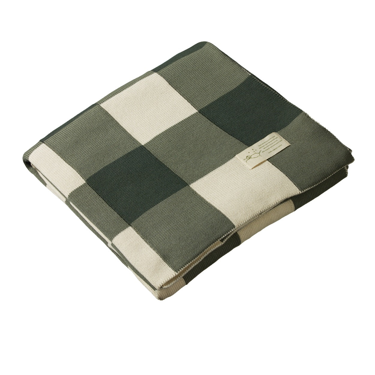 Dune Cot Blanket / Thyme Check