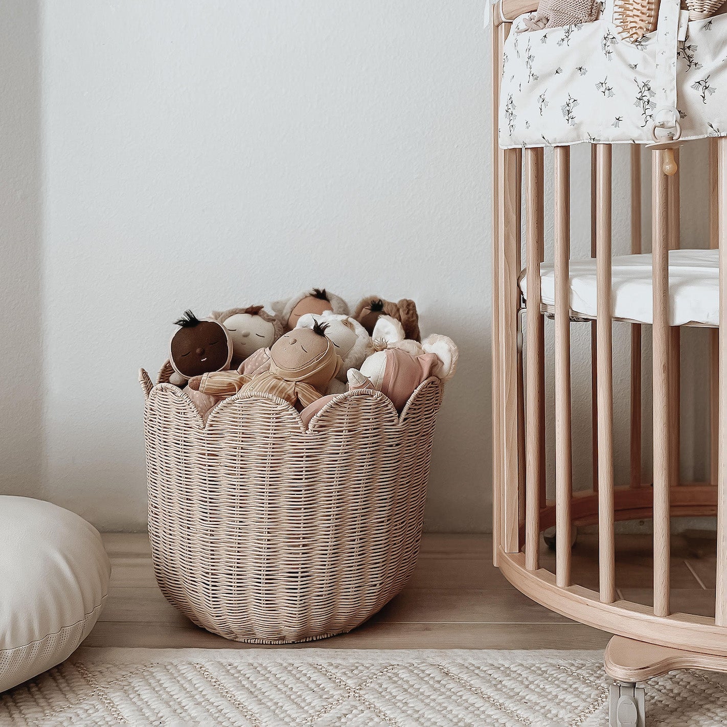 Rattan Tulip Basket