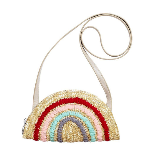 Rainbow Straw Bag