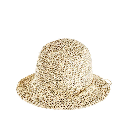 Poet Crochet Straw Hat
