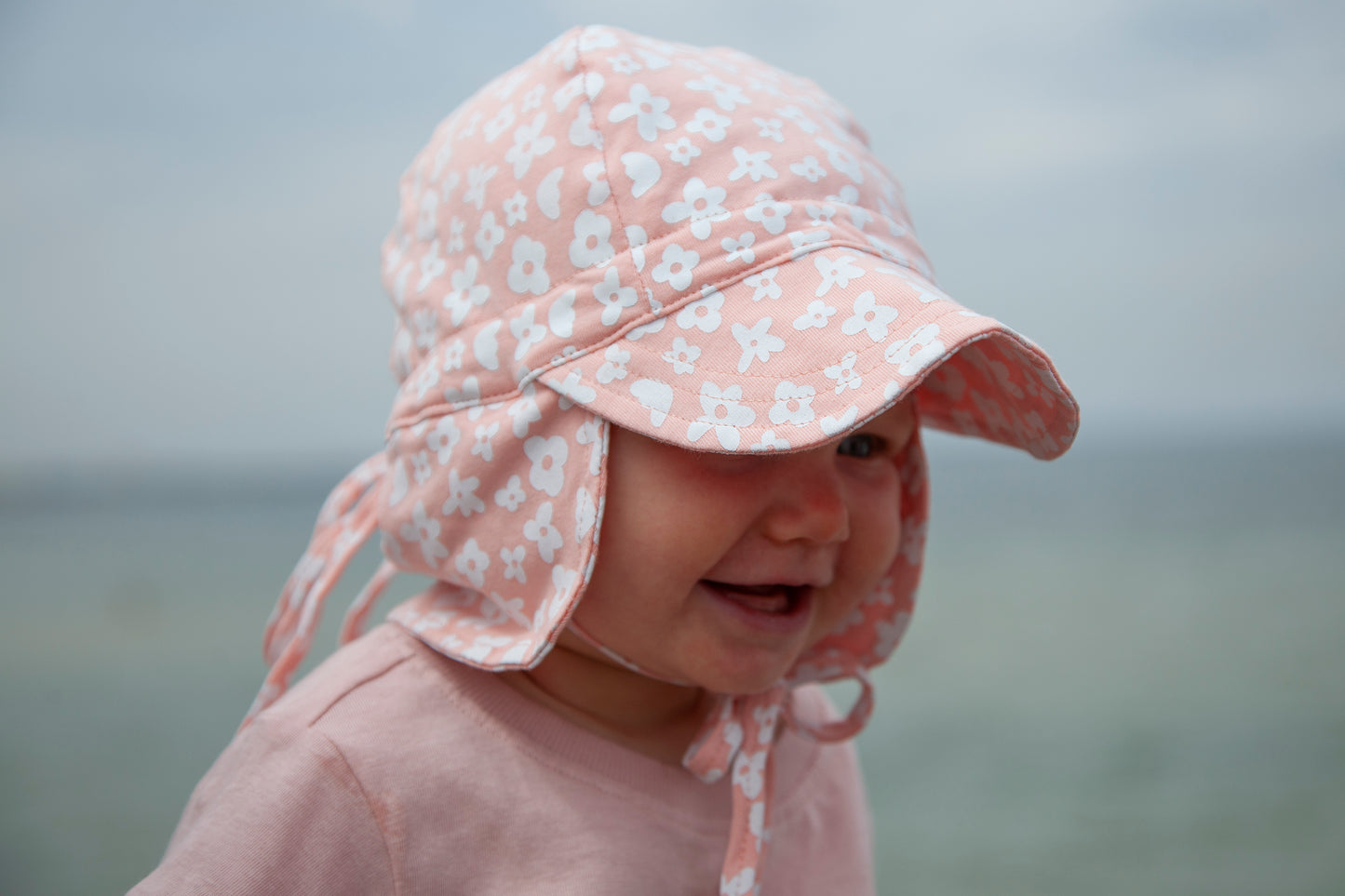 Camille Baby Flap Hat