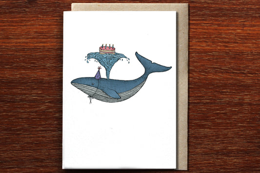 Greeting Card / Birthday Whale