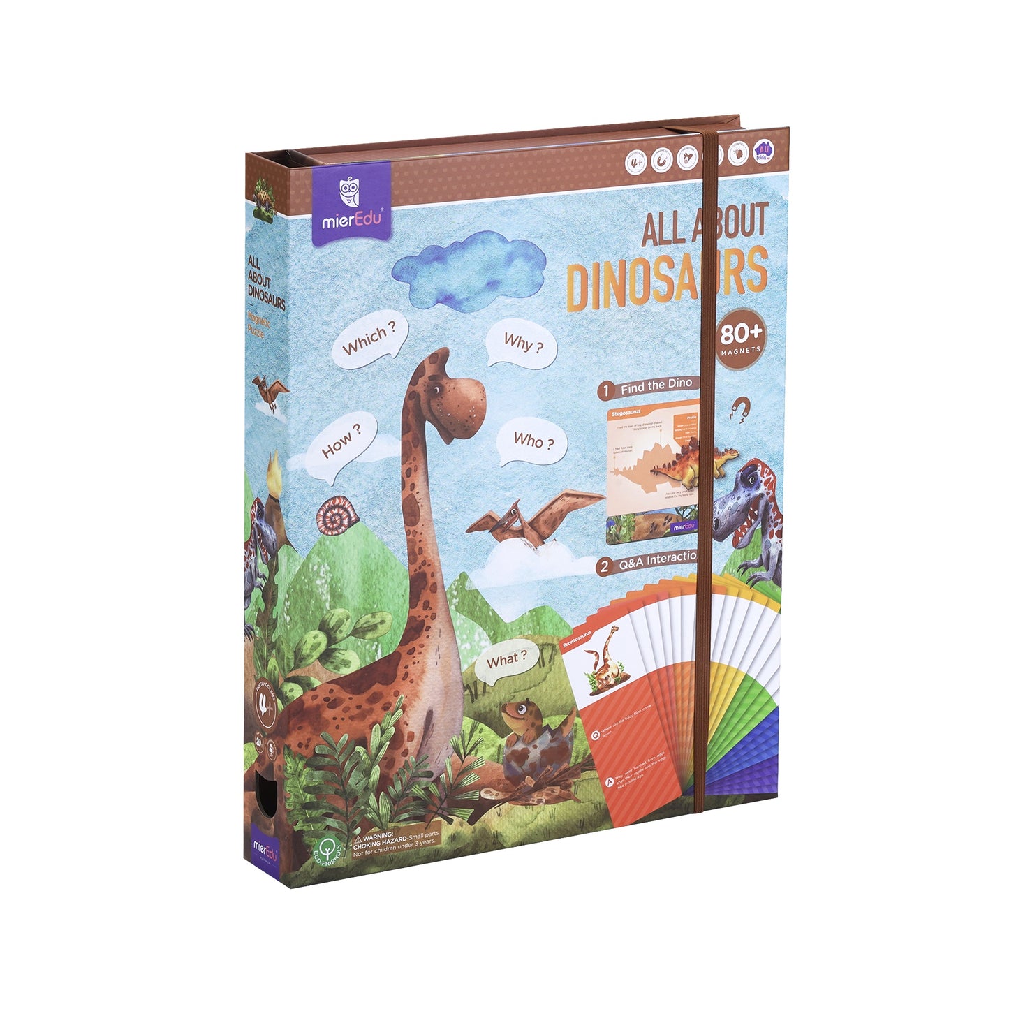 Magnetic Puzzle Large / All About Dinosaurs