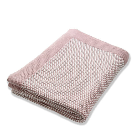 Pixie Waffle Knit Blanket / Musk