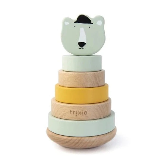 Wooden Stacking Toy / Polar Bear